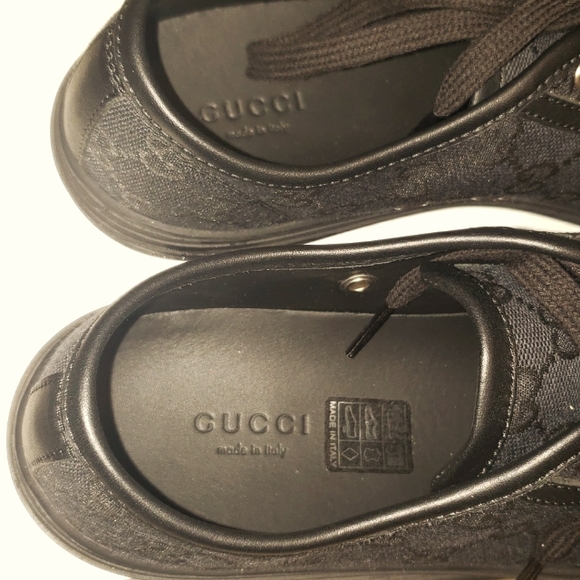 Gucci canvas sneakers. - Picture 6 of 10